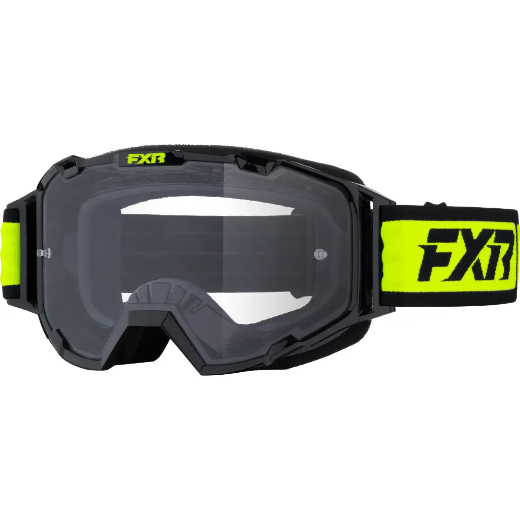 Antiparras Maverick Prime MX Black/Hivis