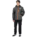 Campera Podium Hybrid Quilted Char/Orange