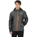 Campera Podium Hybrid Quilted Char/Orange