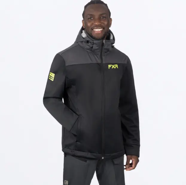 Campera Renegade Softshell Black/Hivis