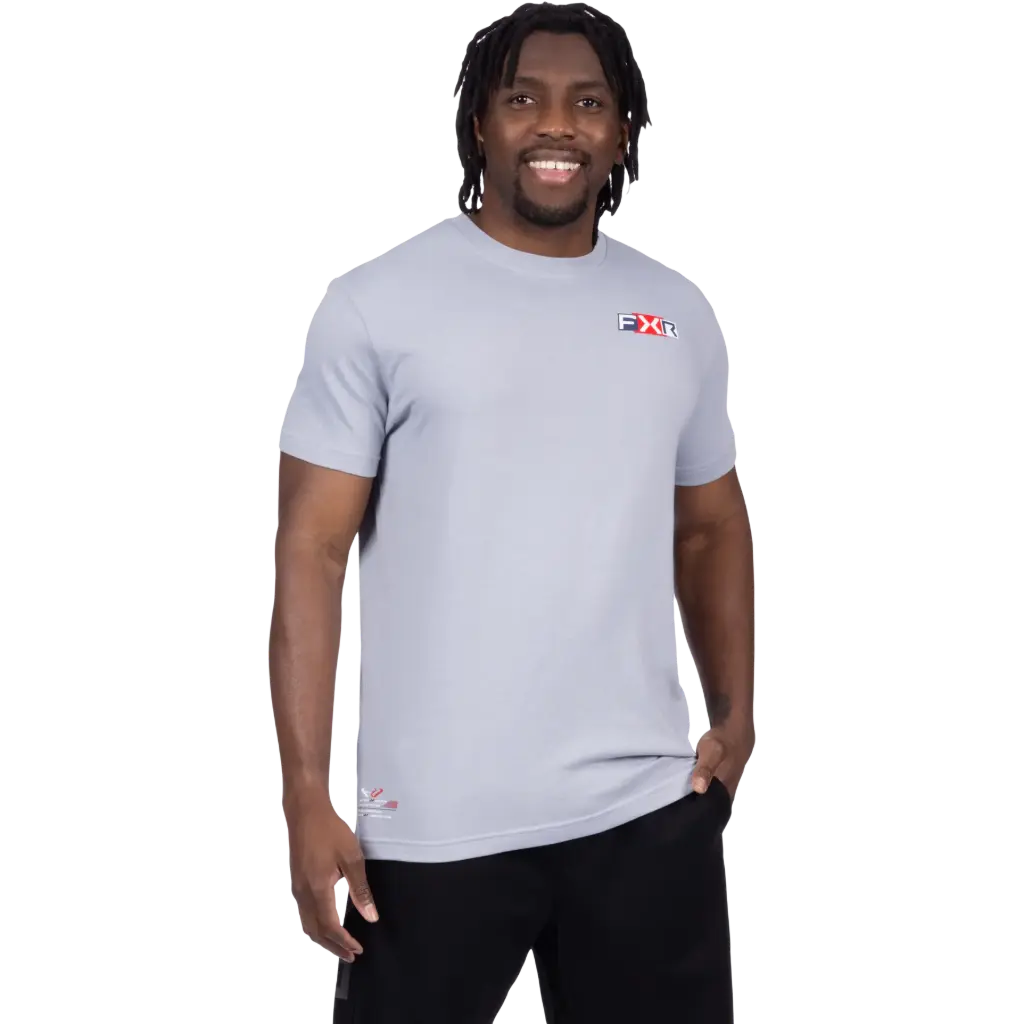 Remera Podium Pro Grey/Red