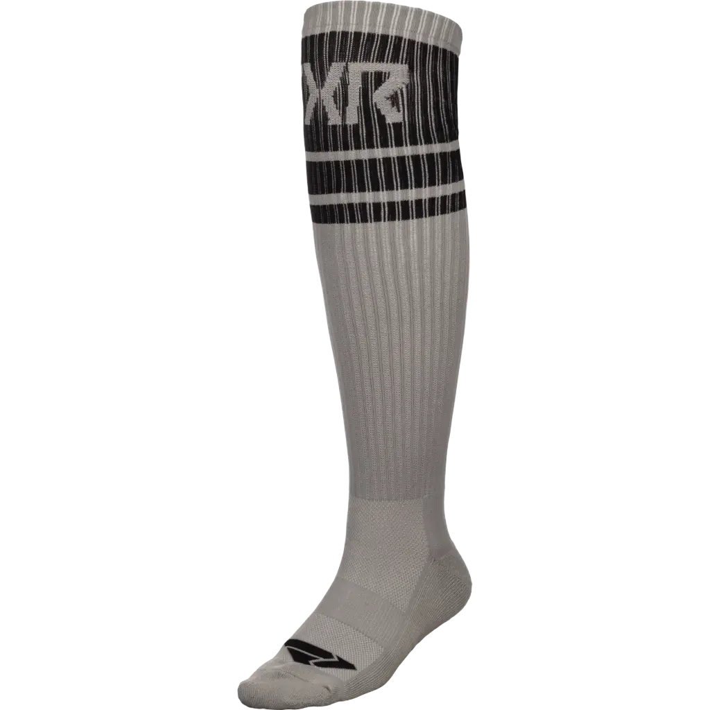 Medias Moto Sock Gris/Negro