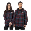 Campera Timber Flannel DarkSteelMerlot