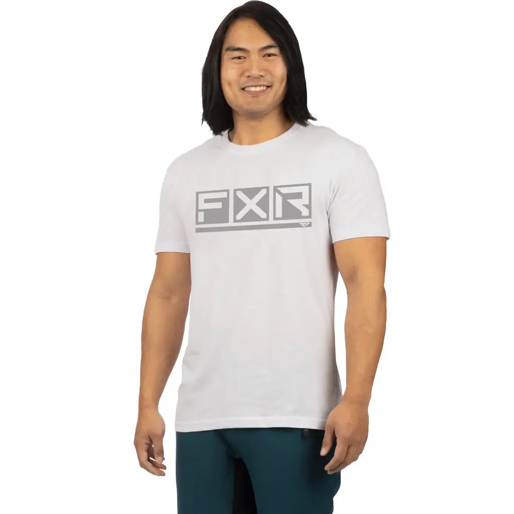 Remera Podium Premium Blanco/Gris