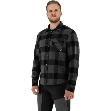 Campera Timber Flannel Shirt Charcoal/Black