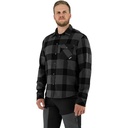 Campera Timber Flannel Shirt Charcoal/Black