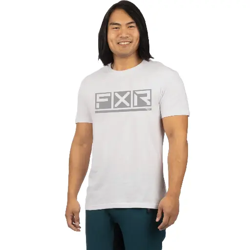 Remera Podium Premium Blanco/Gris